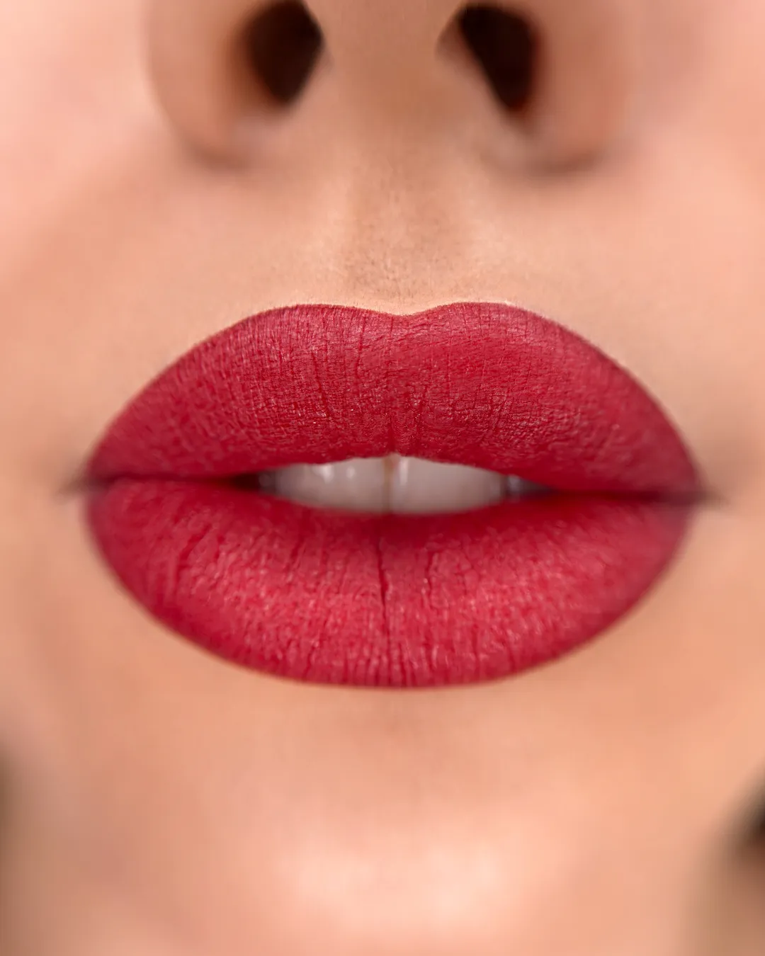Lip blush training result at EkBeBeauty Academy Vancouver
